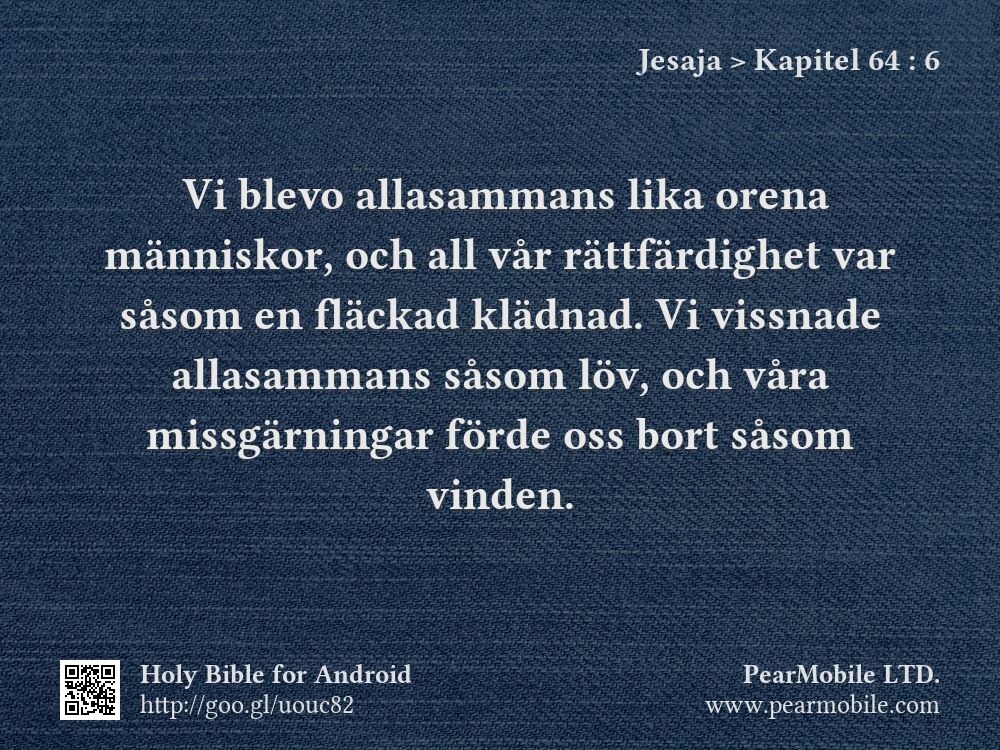 Jesaja, Kapitel 64:6